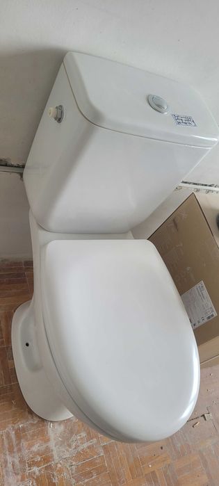 Kompakt Cersanit, komplet: muszla+spłuczka+deska