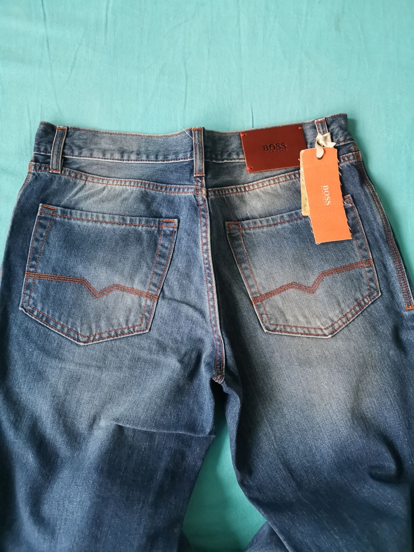 Spodnie jeans Hugo Boss orange 31/34
