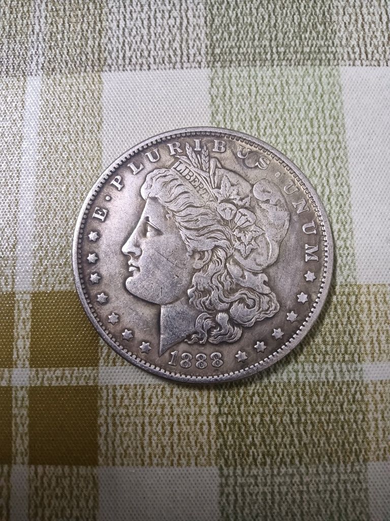 Duas moedas Estados unidos 1888