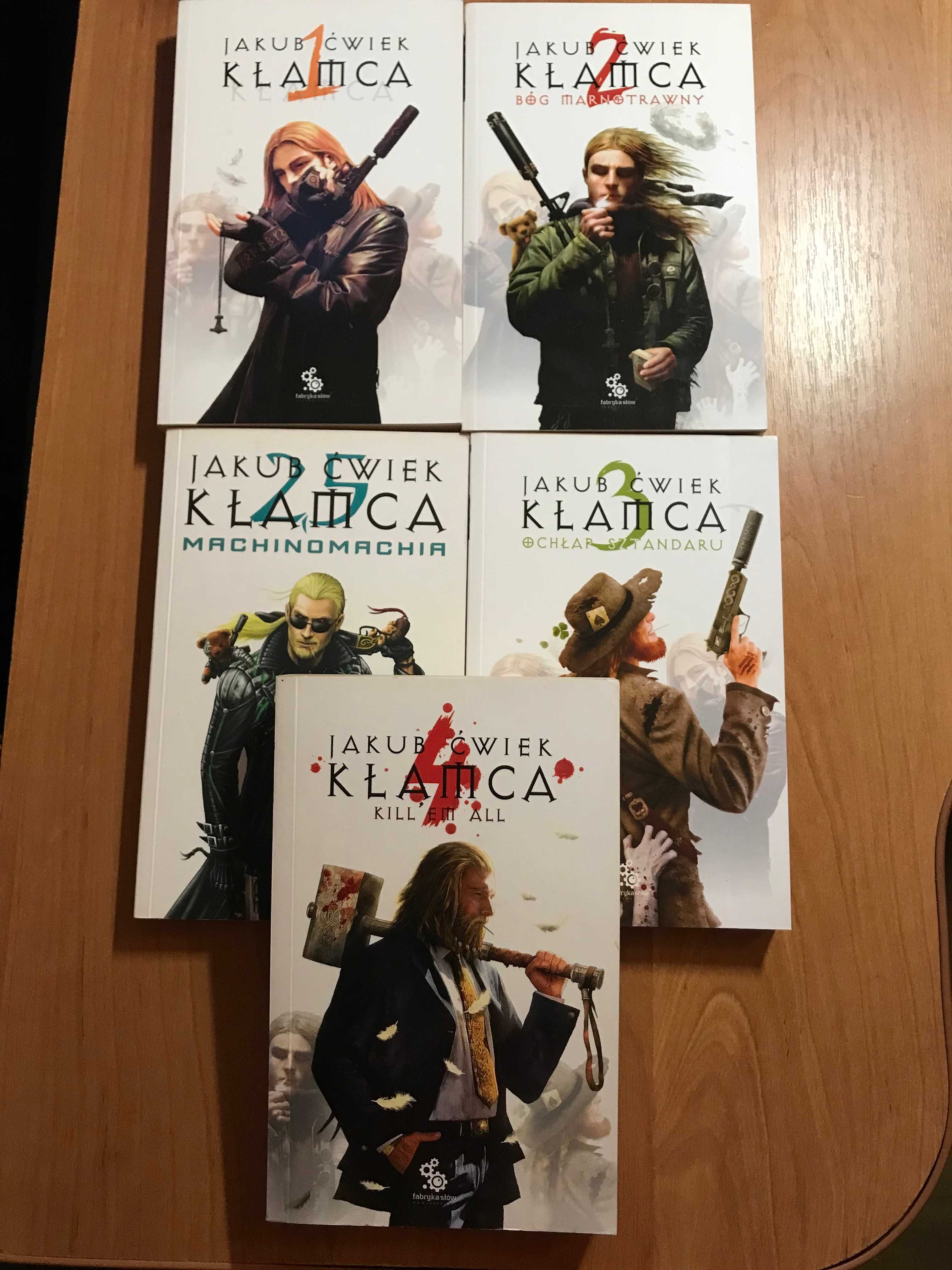 Jakub Ćwiek Seria Kłamca tomy x 5 I wydanie