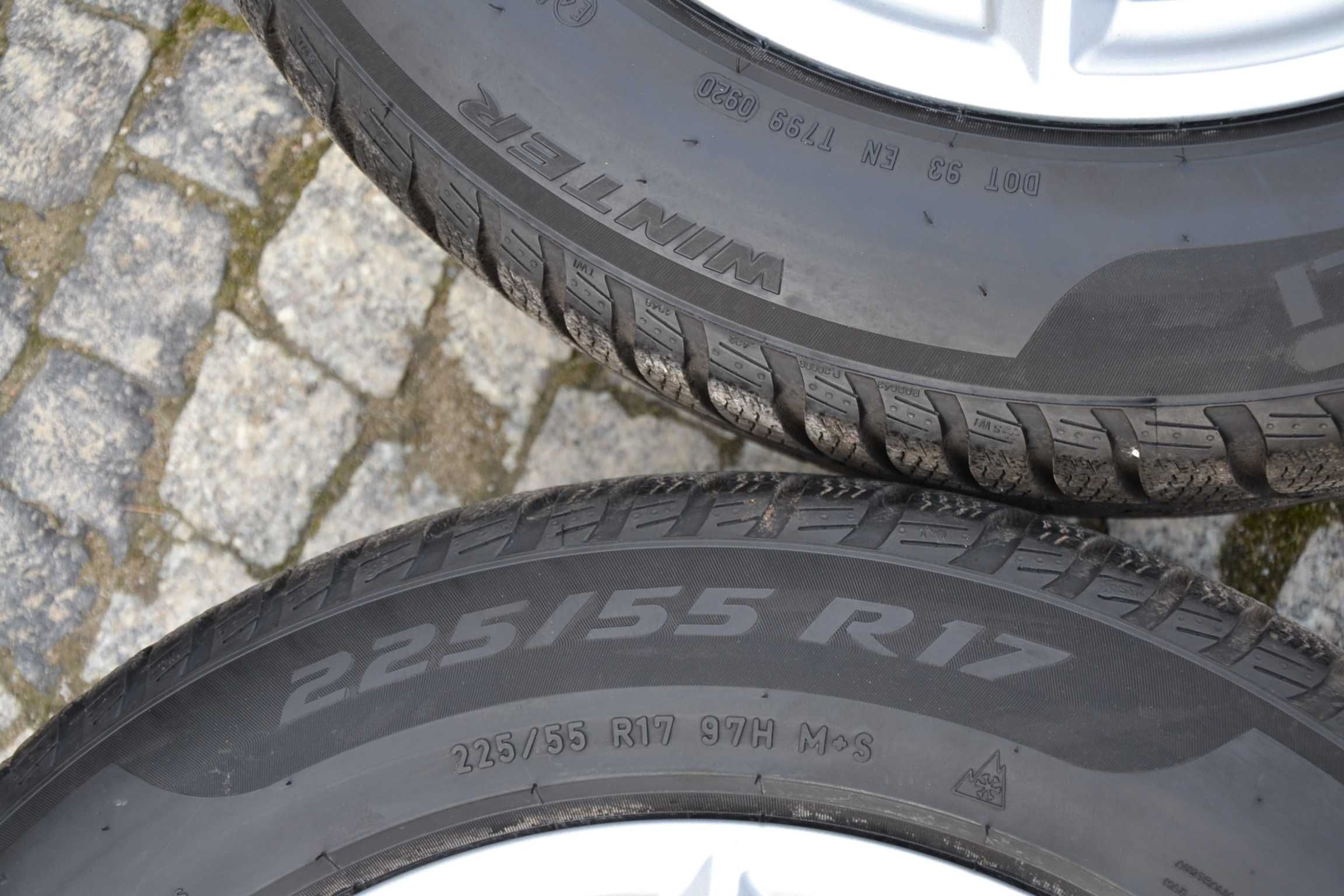 Koła Zimowe 17" BMW X1 F48 X2 F39 Pirelli Czujniki Oryginał