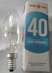 Лампа ДС 40вт ДС-230-40-1 Е14 Лисма