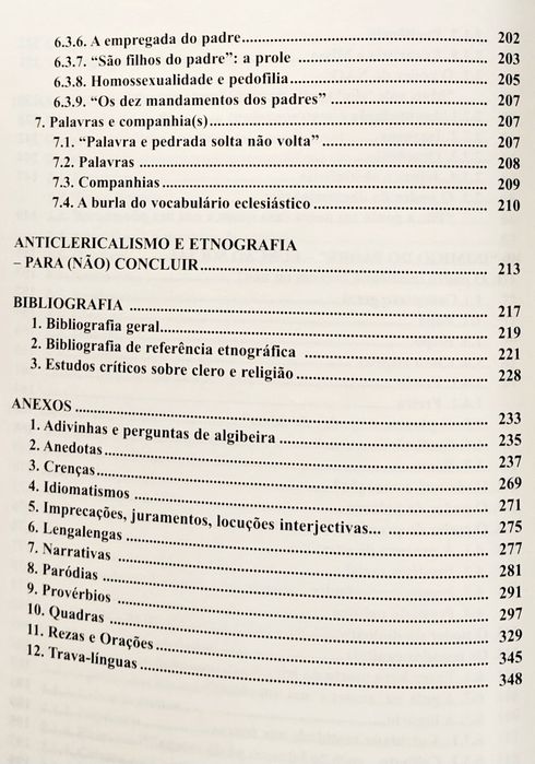 Anedotas / Expressões Anticlericais