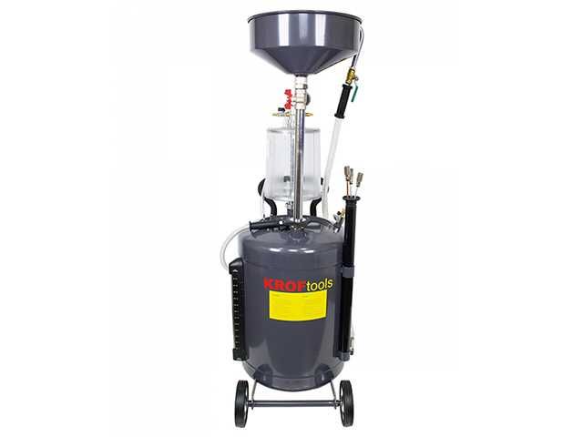 Aspirador Óleo c/Aparador/Visor 90Lt | Kroftools 9730