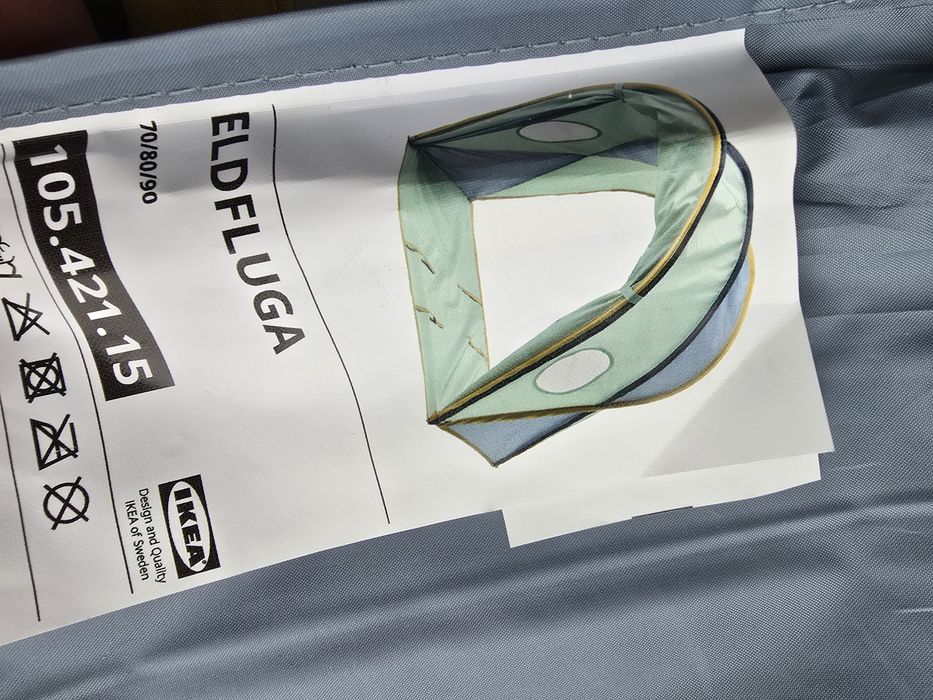 Ikea Eldfluga baldachim do łóżeczka dzieciecego