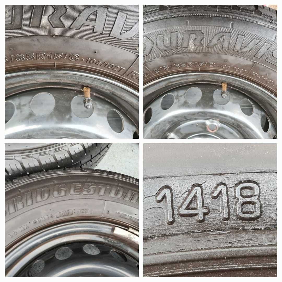 Koła Felgi Ford Transit 5x160 15x6,5j Nokian/Bridgestone 2x 215/65/16C