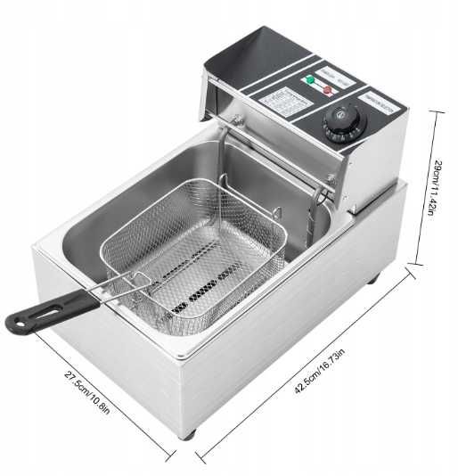 Frytownica jednokomorowa chengduweili EF-81 6 l 2500 W