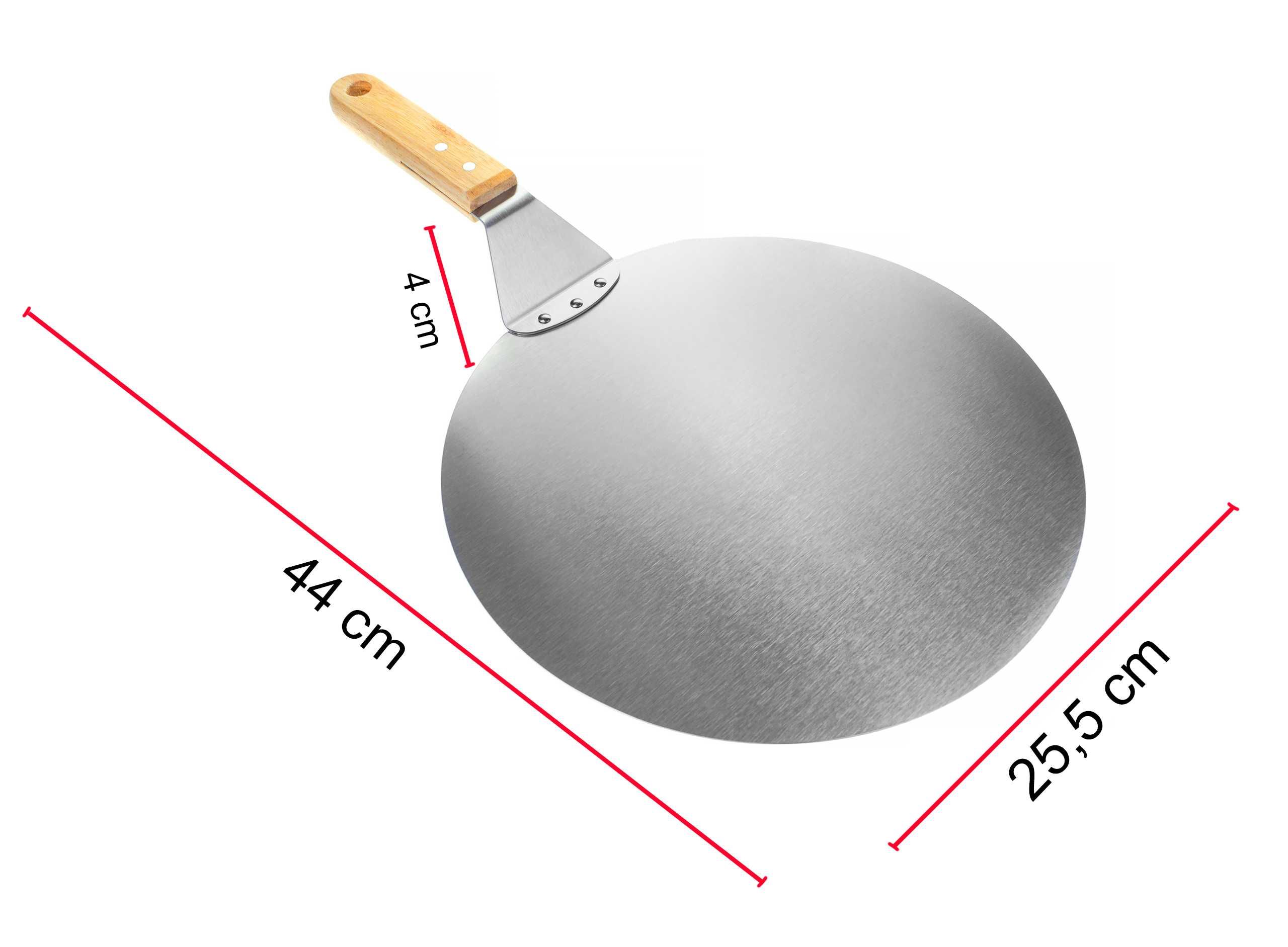 Łopata do pizzy chleba szufla stalowa duża taca ZESTAW 4sztuk