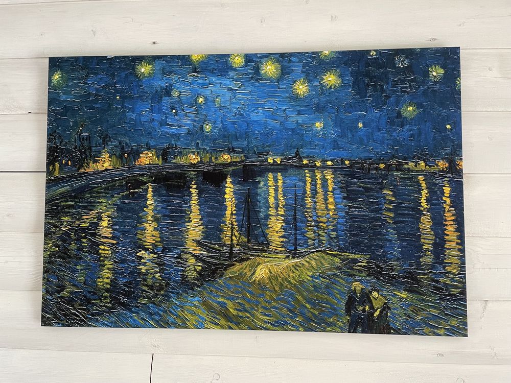 Obraz - reprodukcja Gwiaździsta noc” - Vincent van Gogh.