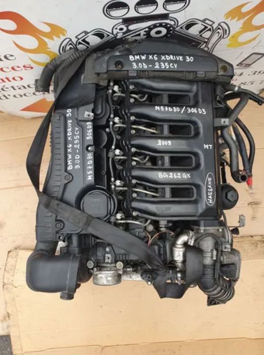 Motor BMW X6 XDrive 3.0D M57D30 / 306D3 usado com garantia