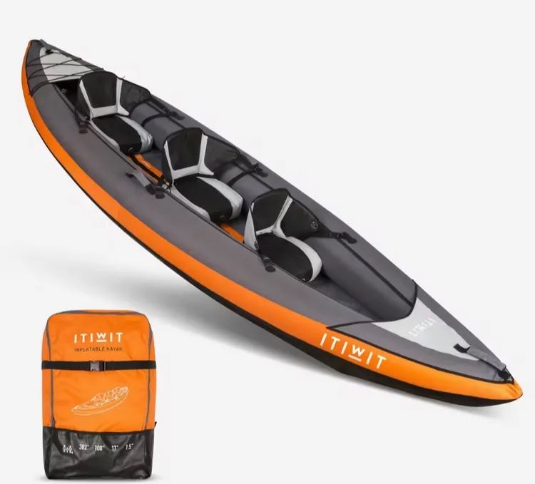 Decathlon kajak ITIWIT 3 New orange 3 osobowy