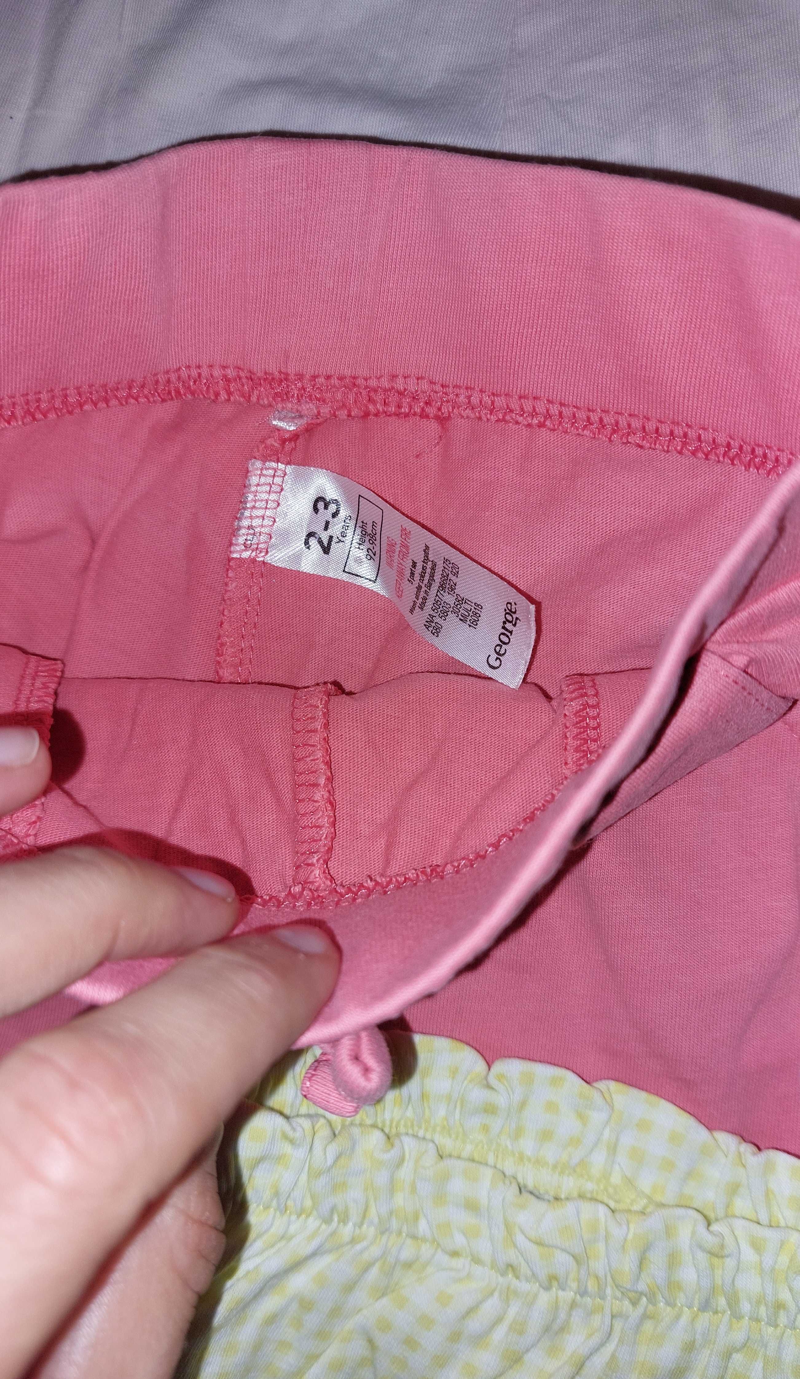 H&M/George/Sinsay, Szorty dziewczęce, mix kolorów, 8-pak, rozmiar 92