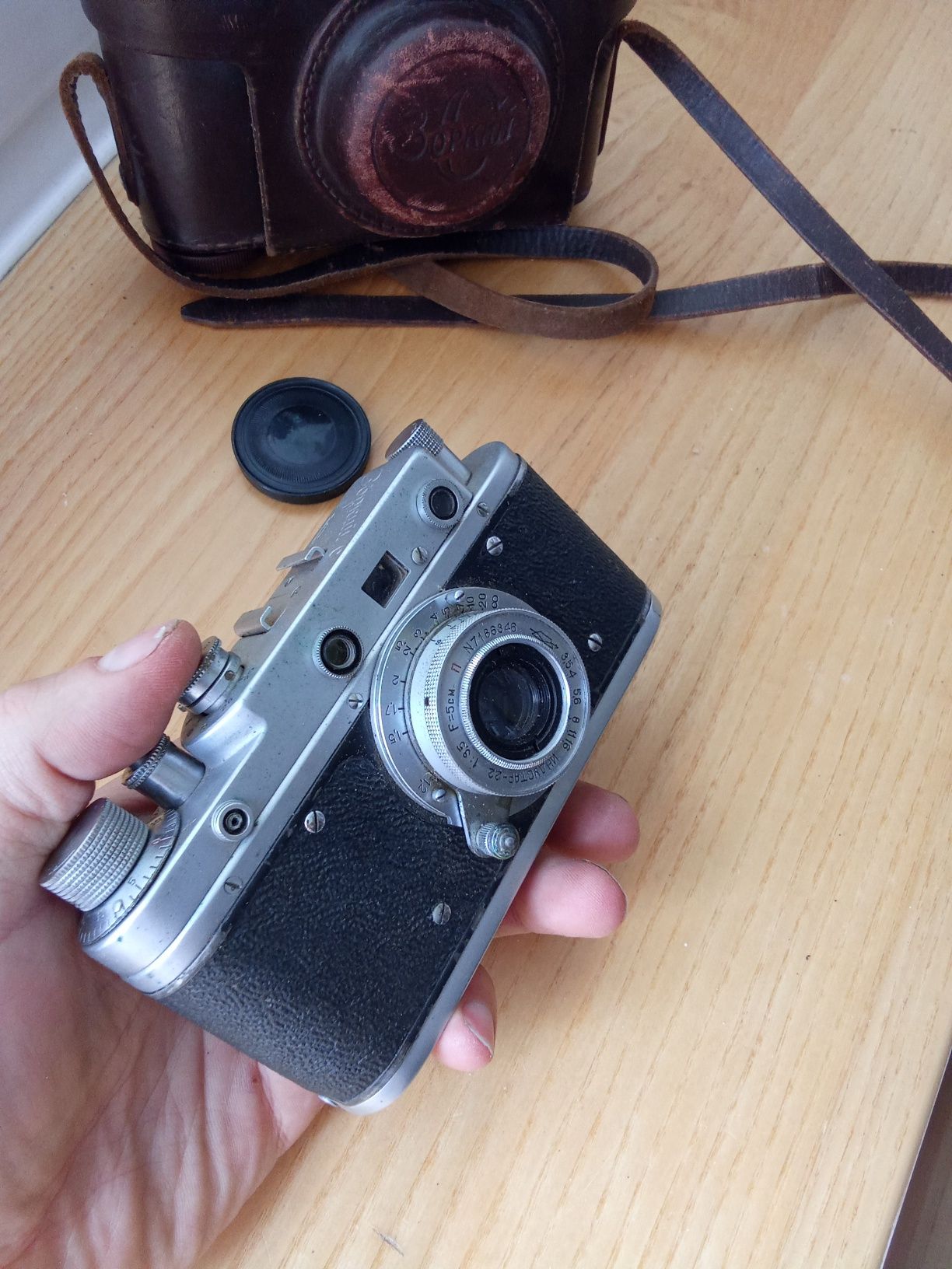 Kamera ZSRR  zorkiy C Obiektyw undustar f3.5 50mm
