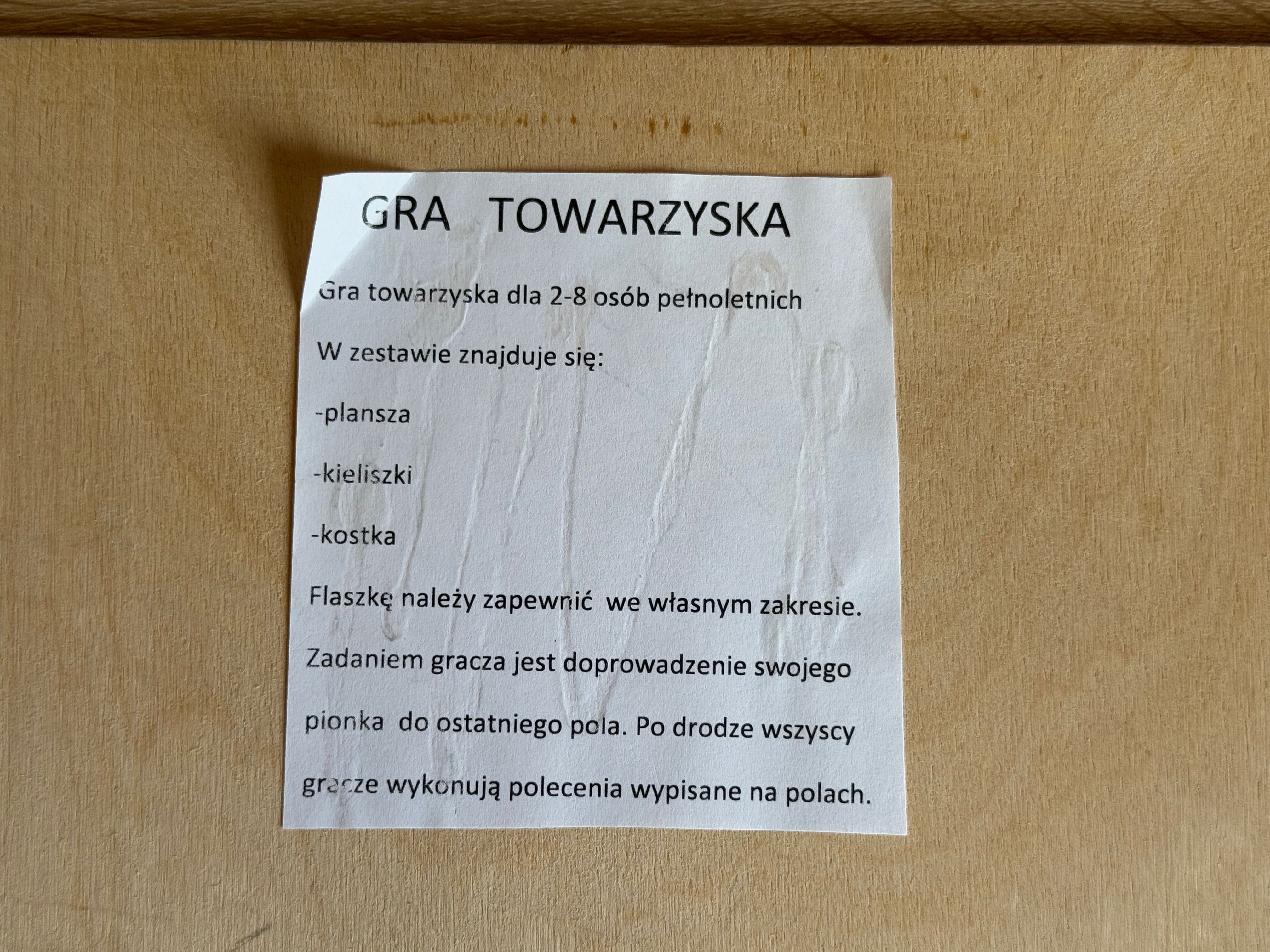 Gra planszowa Alkochińczyk, prezent na 18 urodziny