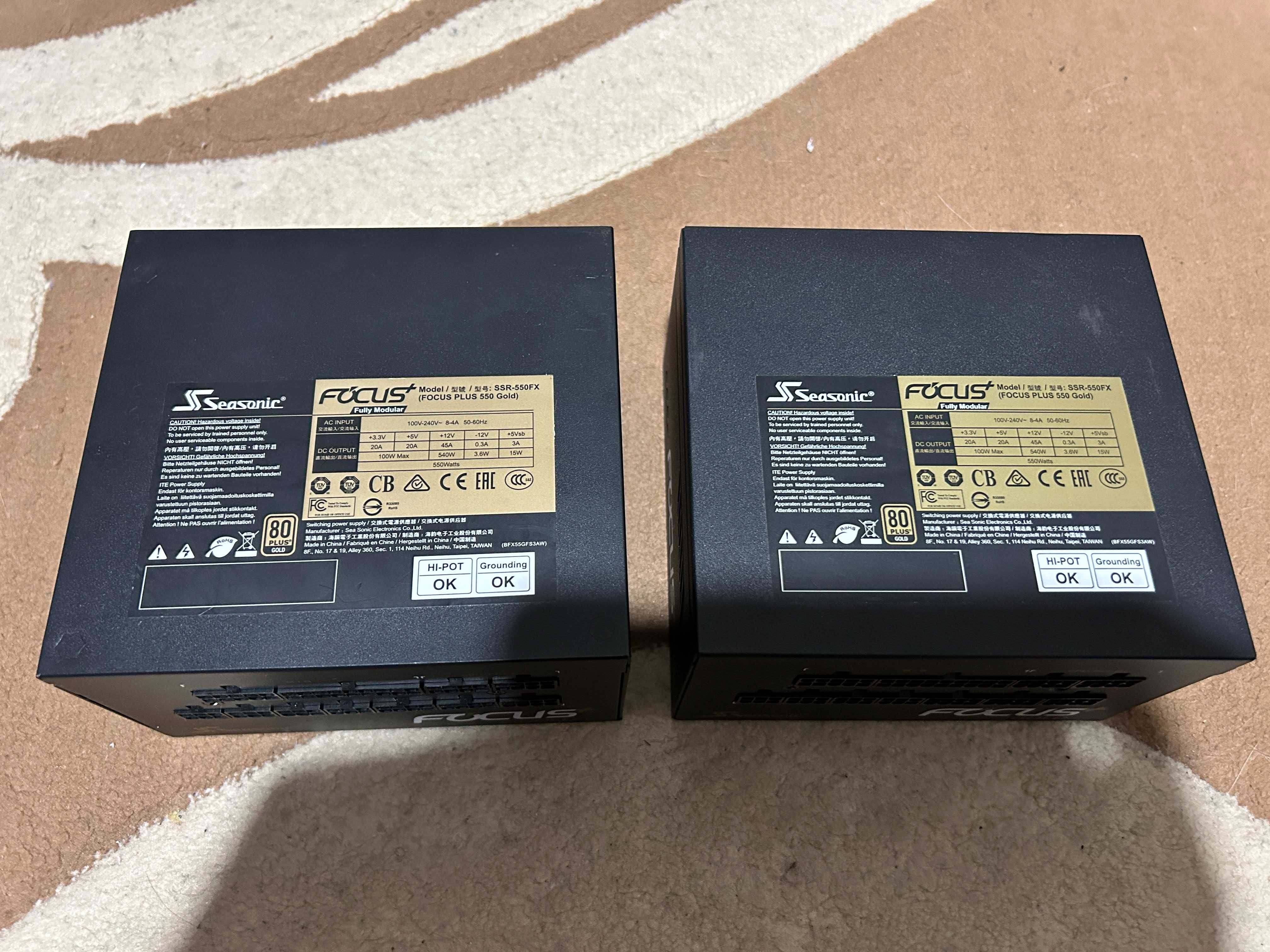 Блоки питания под ремонт Seasonic Focus+ 550W Gold
