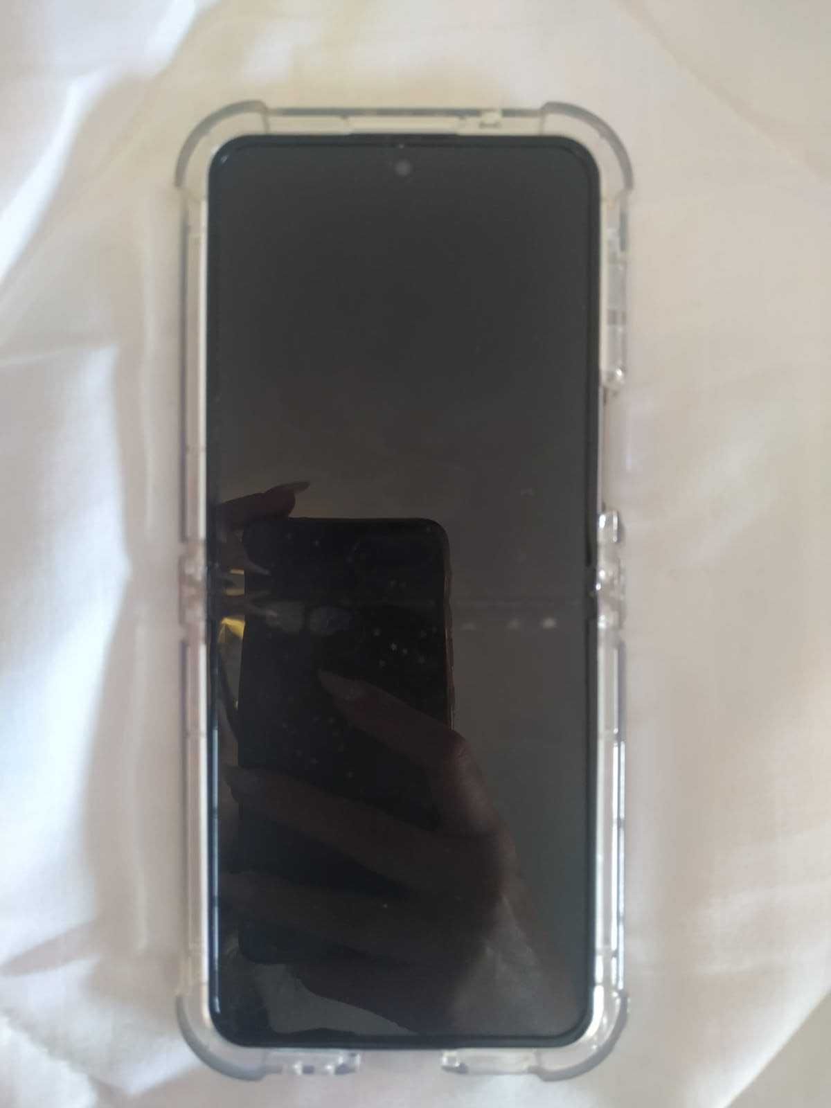 Capa Telemovel Transparente com Flores para Samsung Galaxy Z Flip 4