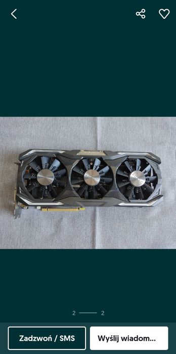 Zotac gtx 1080 8gb tanio