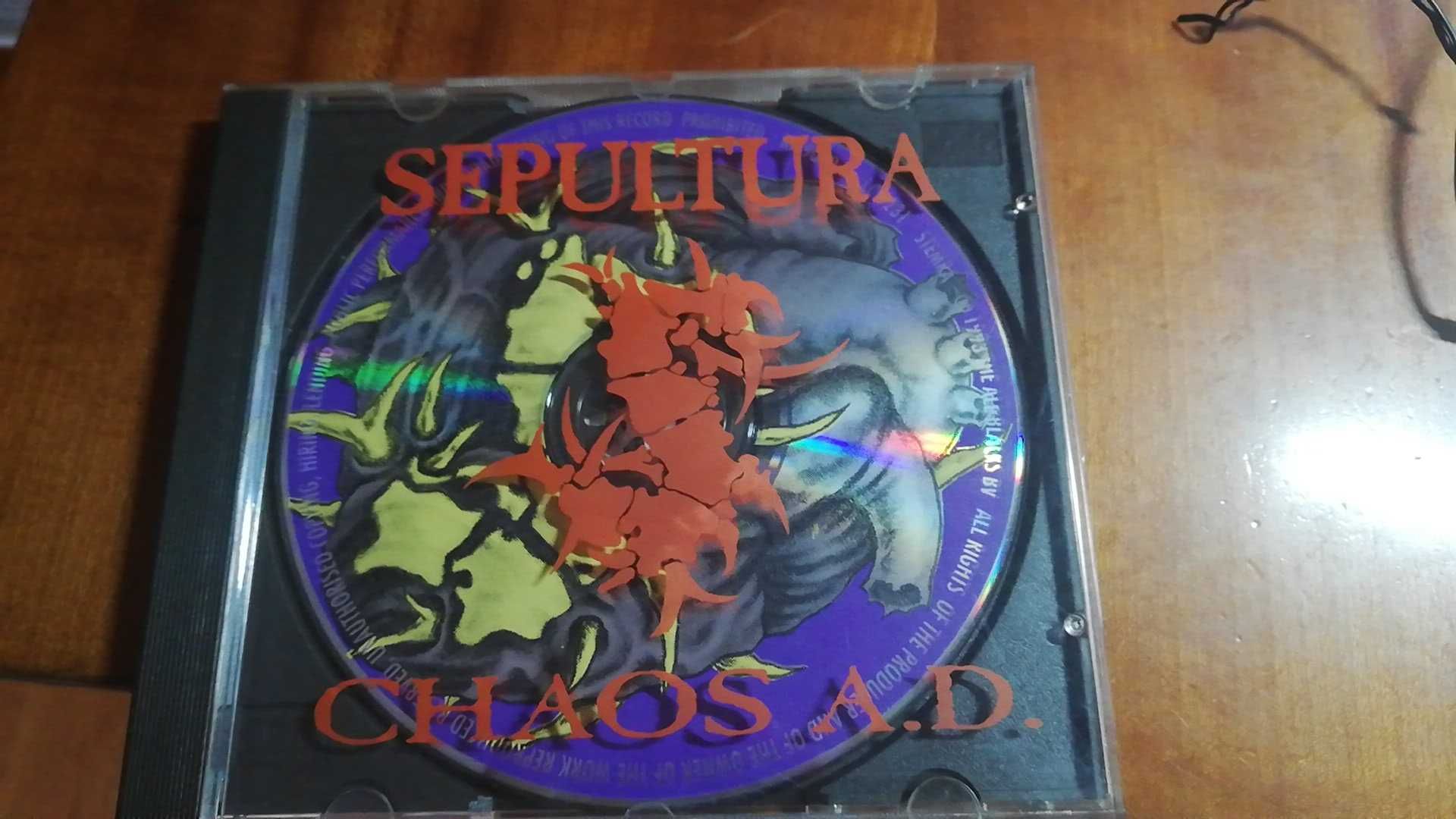 Edição especial do álbum Chaos A.D dos Sepulura., de Setembro de 1993