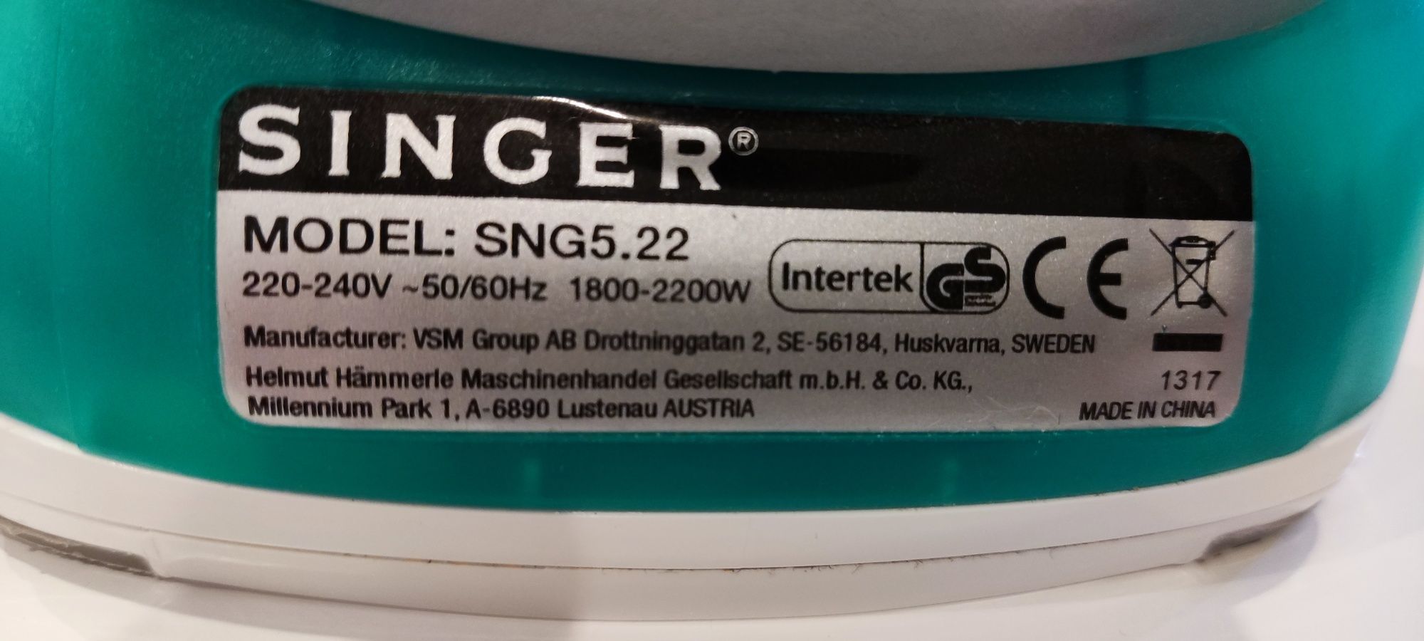 Żelazko Singer SNG 5.22