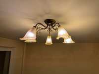 Żyrandol lampa sufitowa Glamour PRL VINTAGE RETRO