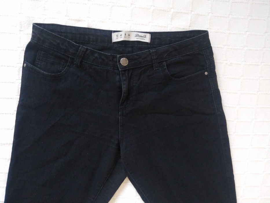 Calças Ganga Negras Denim Co. 40