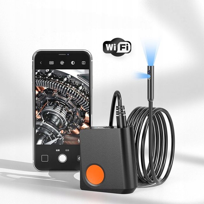 Kamera Endoskopowa Inspekcyjna 5.5mm Aplikacja Telefon WiFi DUO LED 5m