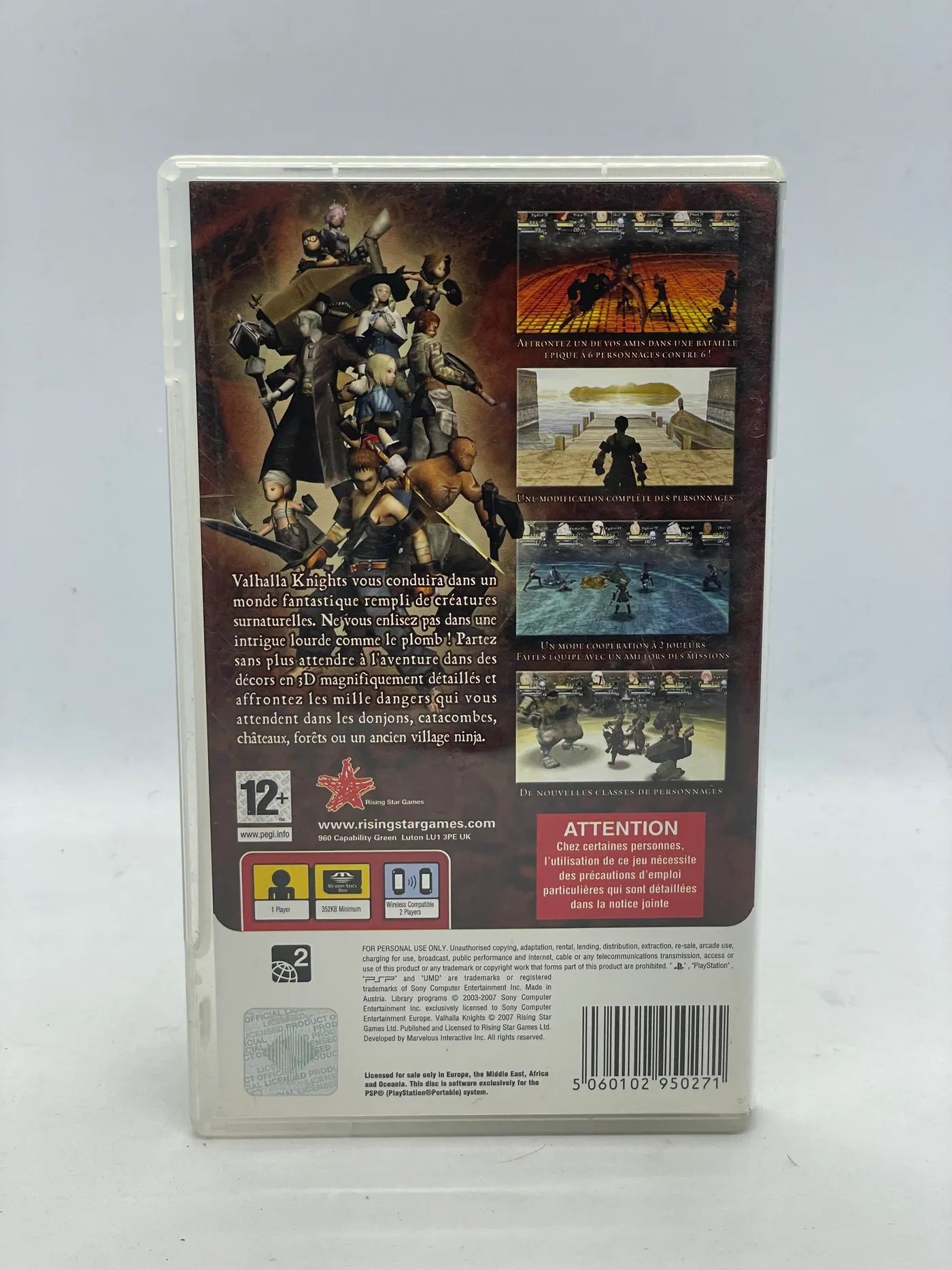 Valhalla Knights PSP Po Angielsku