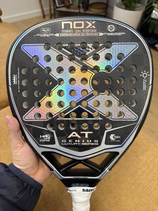 Raquete de Pádel Nox AT Genius Attack 18K