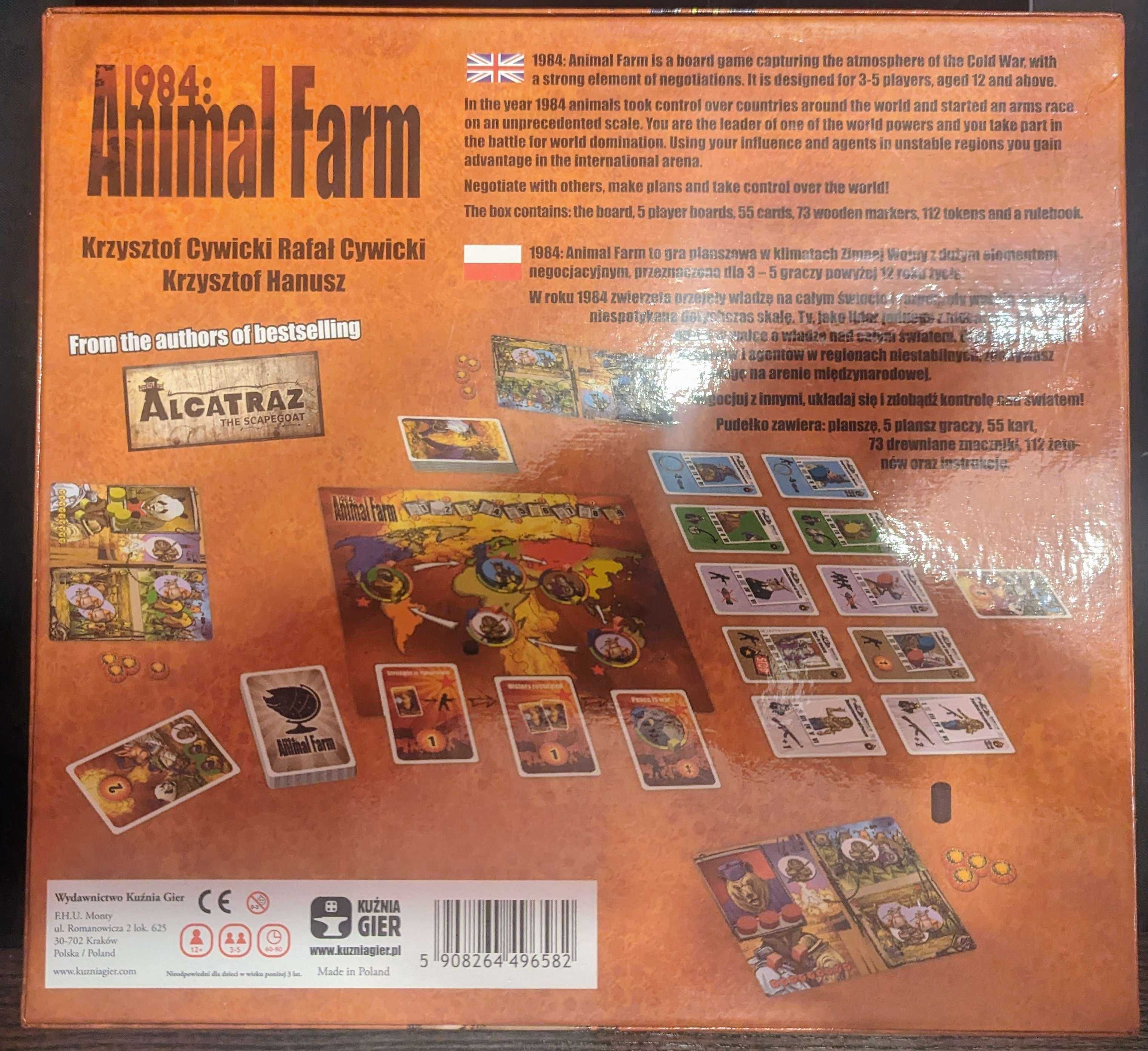 1984 Animal Farm gra planszowa