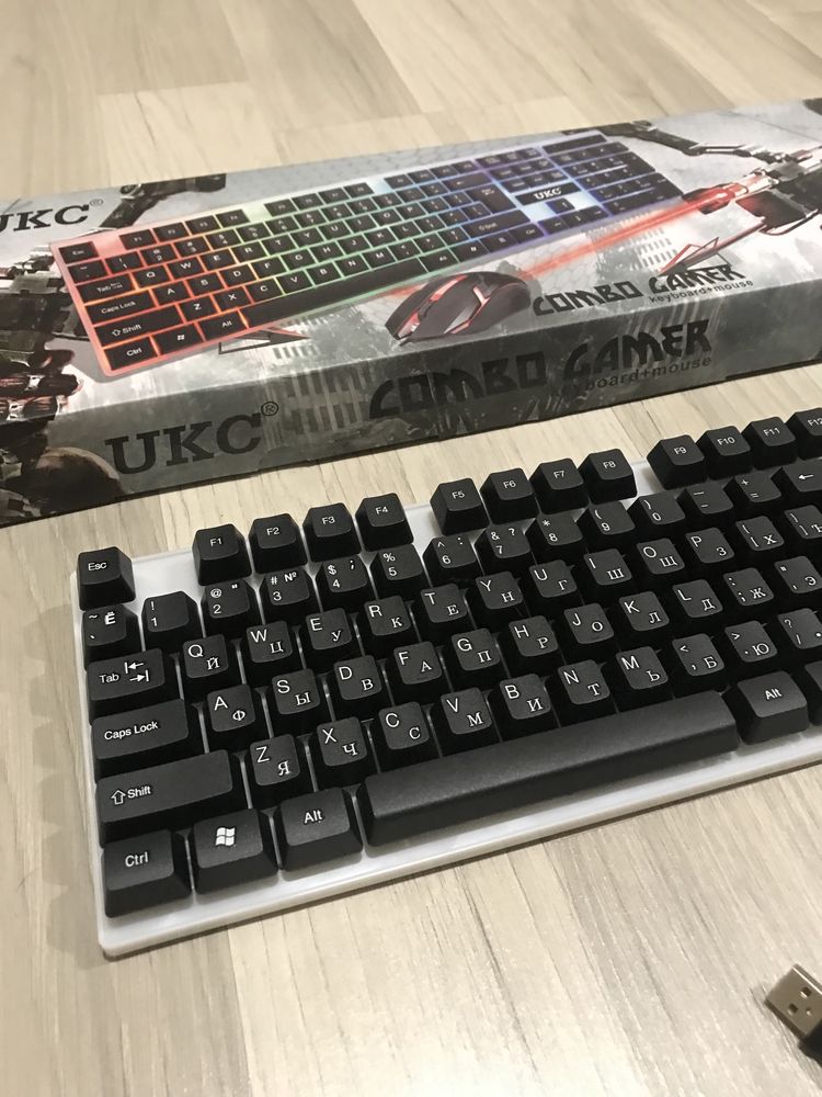 Ігрова клавіатура з підсвіткою UKC 5559 нова в коробці