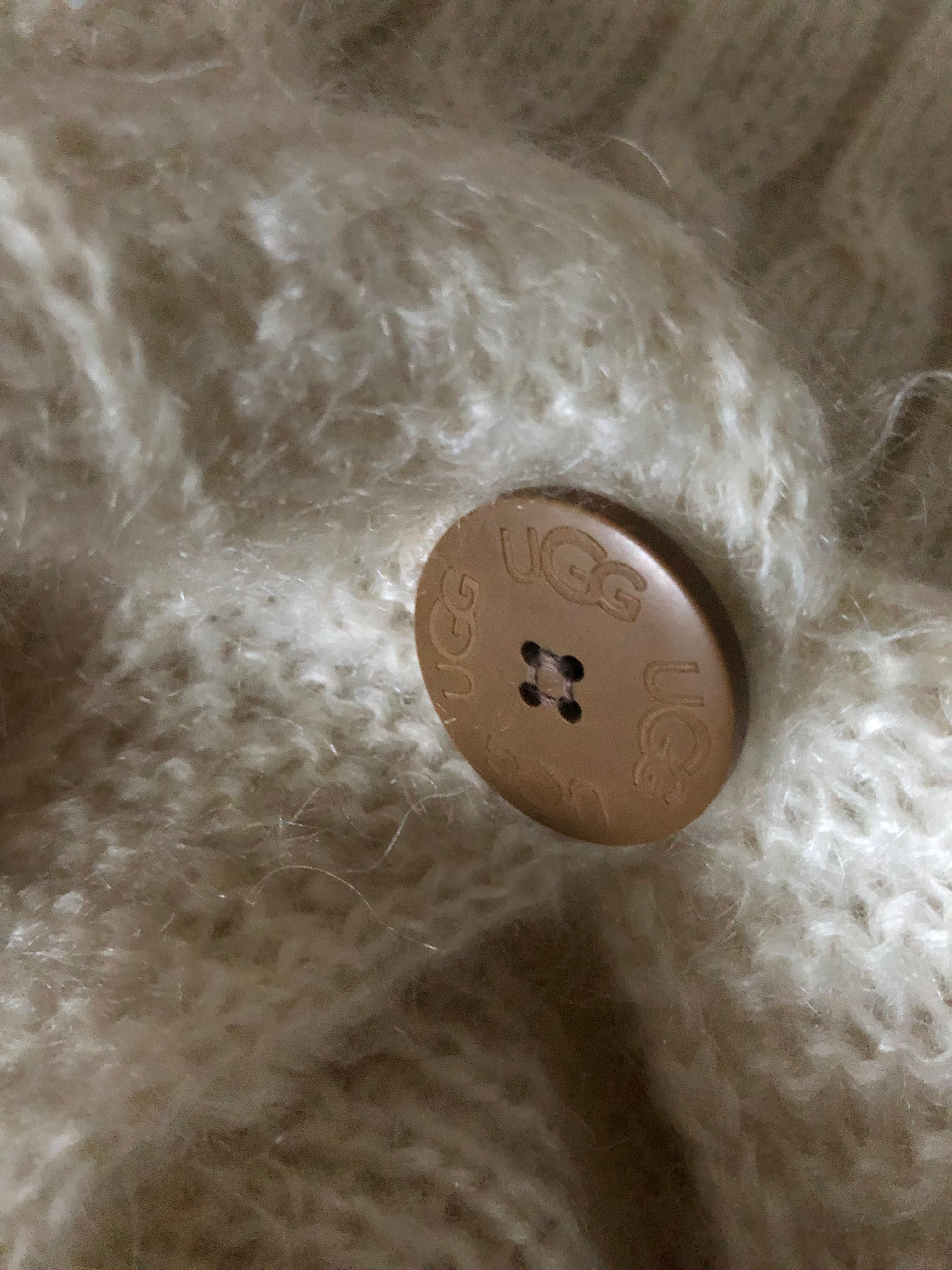 Luksusowy Oryginalny wełniany sweter z kapturem UGG Australia L