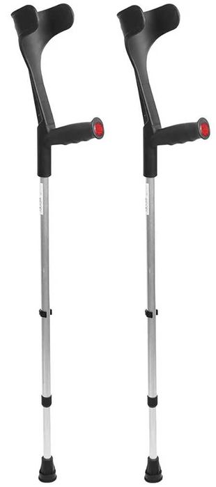 Kule ortopedyczne dla dorosłych, regulowane, aluminiowe do 190 cm O112