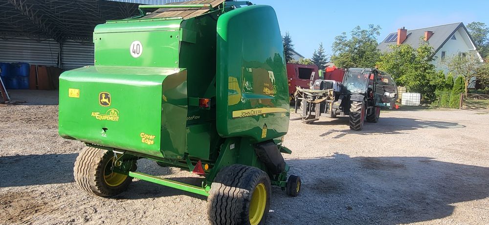 Prasa rolująca John Deere 854 pasowa nie claas
