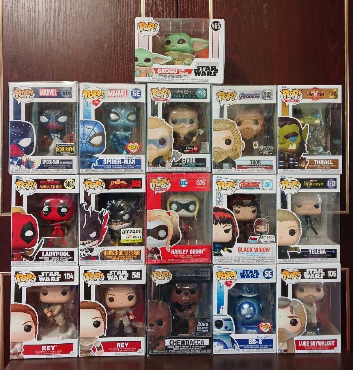 Оригінальні фігурки Funko Pop! /Фанко Поп
