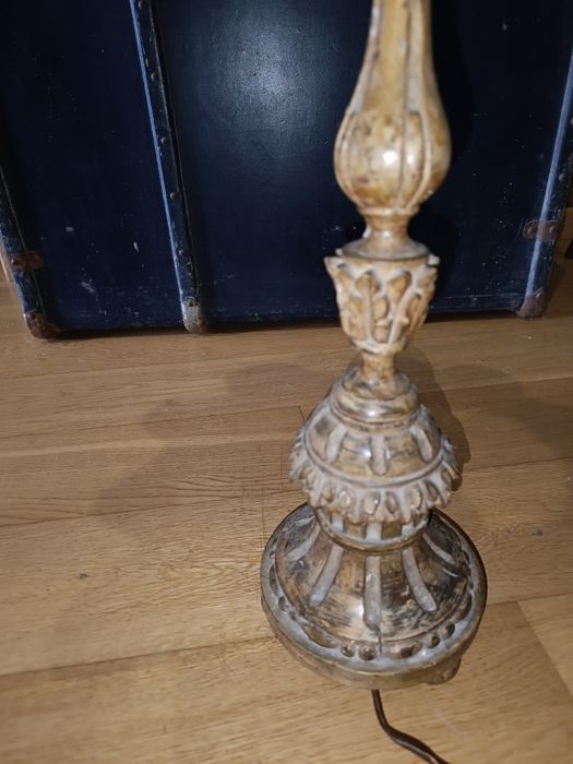 Candeeiro anos 40, com abajur de origem