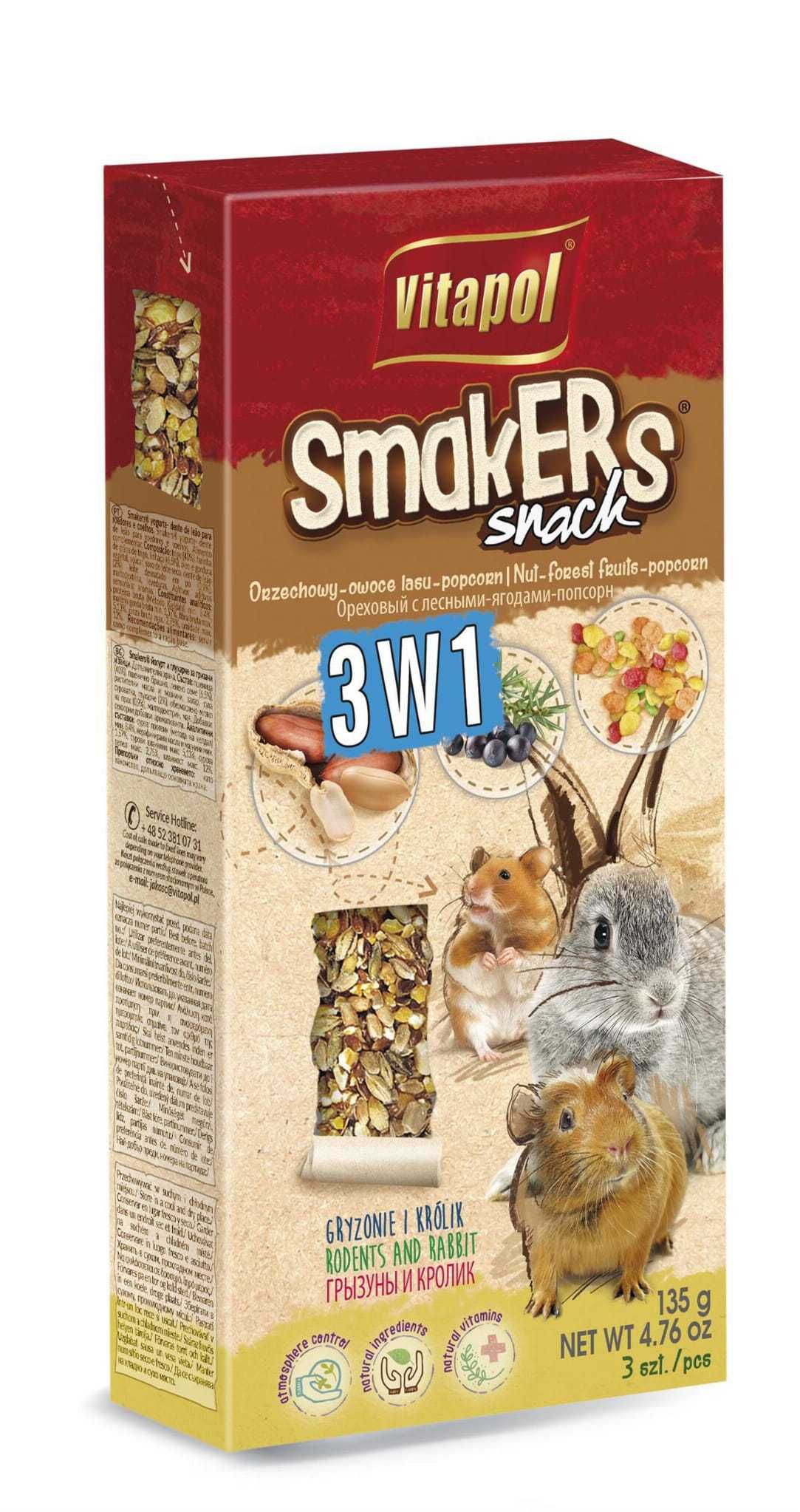 VITAPOL Smakers Snack, Smakers Snack High Premium Magic Line 8 szt