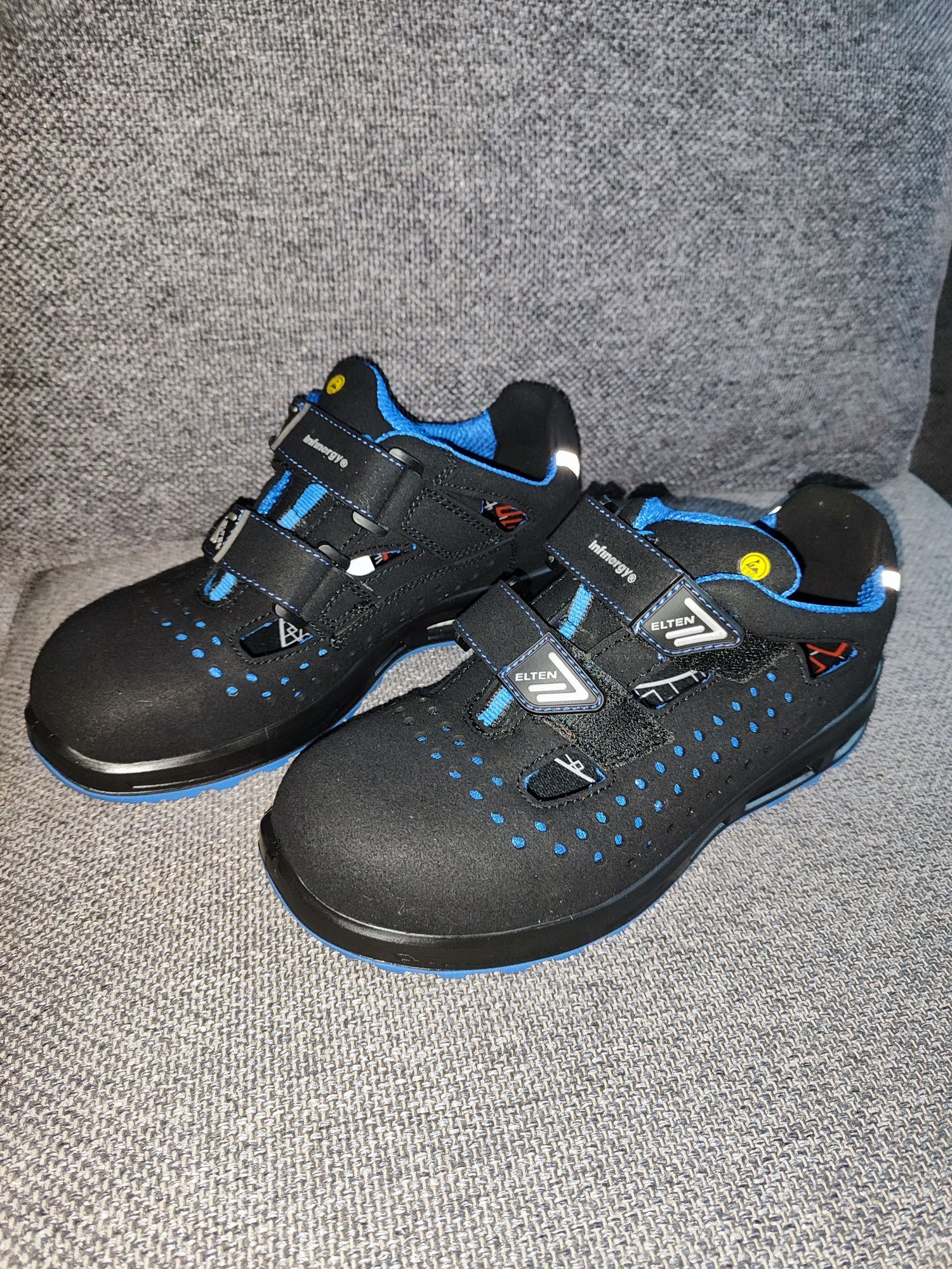 Buty robocze Elten Impulse XXT blue Easy ESD S1 rozmiar 41 nowe