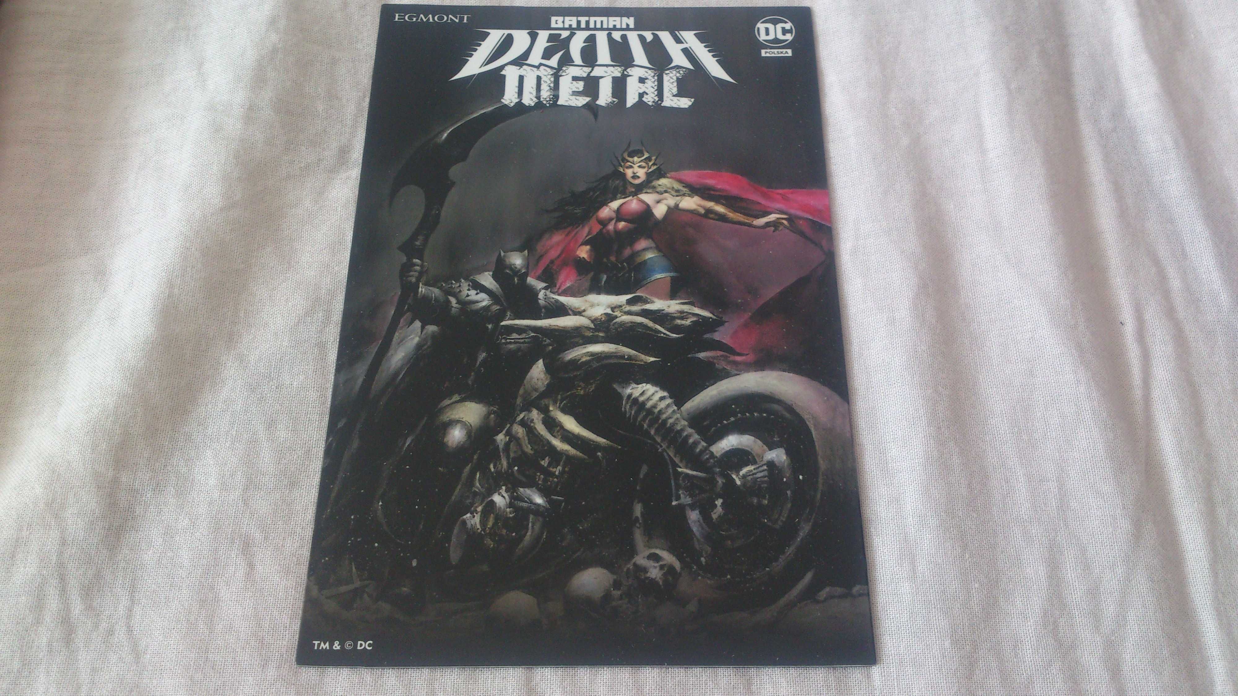 Batman - Death Metal 1-4-komplet PL + magnes Batman (limitowany)