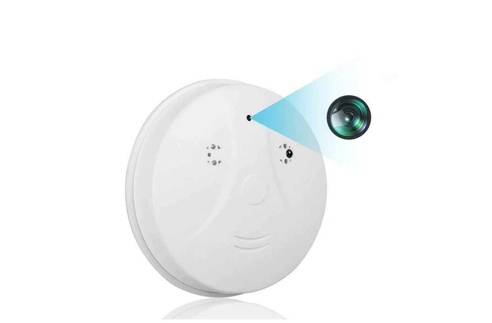 Kamera Czujnik Dymu Szpiegowska Ukryta Wifi Full HD