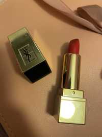 YSL YVES SAINT LAURENT czerwona Rouge Satynowa pomadka do ust