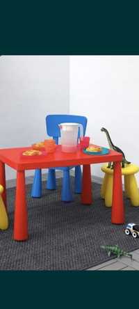 Детский стол IKEA и стул маммут фирмы IKEA