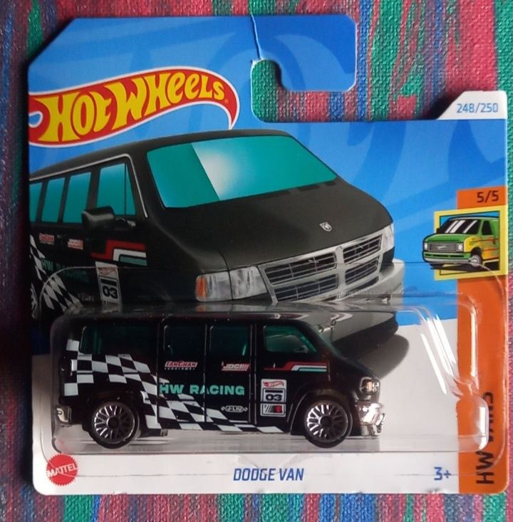 Dodge van Hot wheels