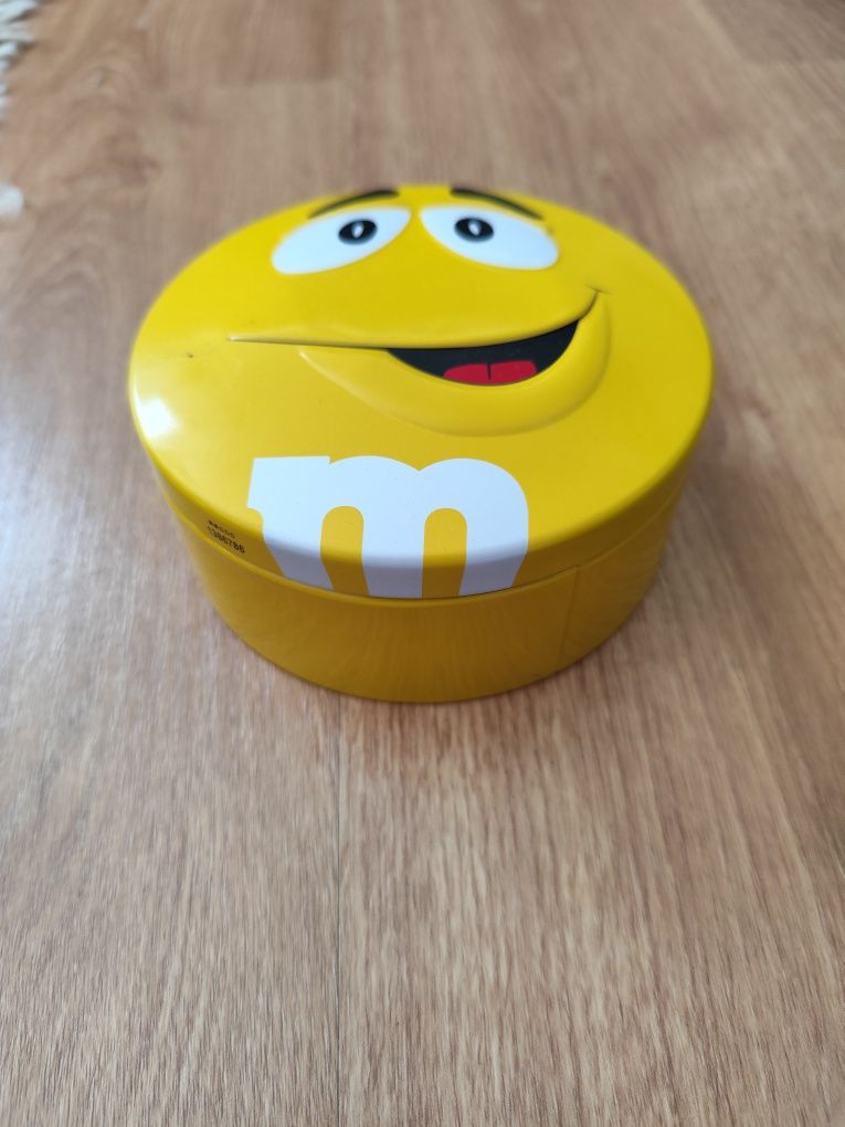 Caixa lata M&ms amarela
