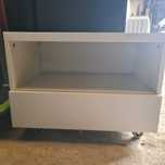 Móvel apoio escritório ou mesa cabeceira branca Ikea Besta 60*40*38
