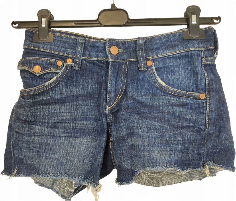 H&m jeansowe krótkie spodenki damskie rozm w26
