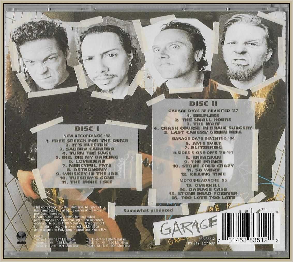 Metallica - Garage Inc. (2CD)