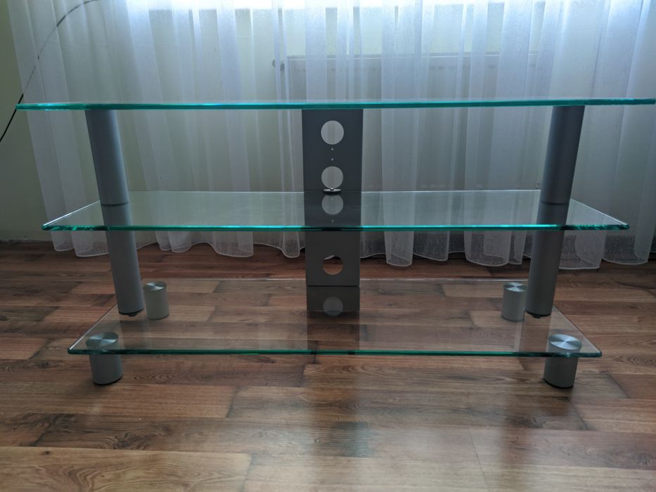 Тумба під ТВ , скляна