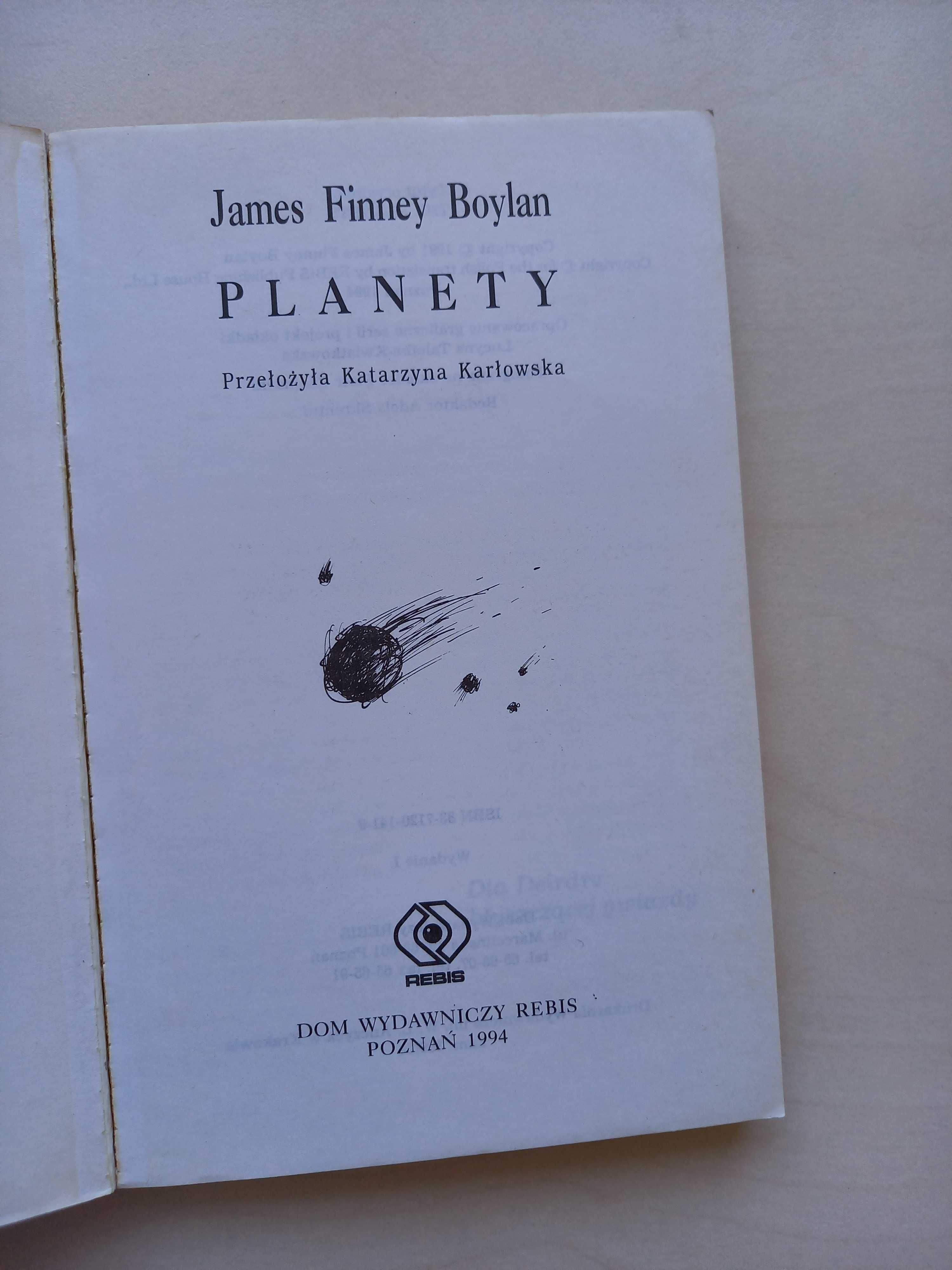 Planety - James Finney Boylan (książka)
