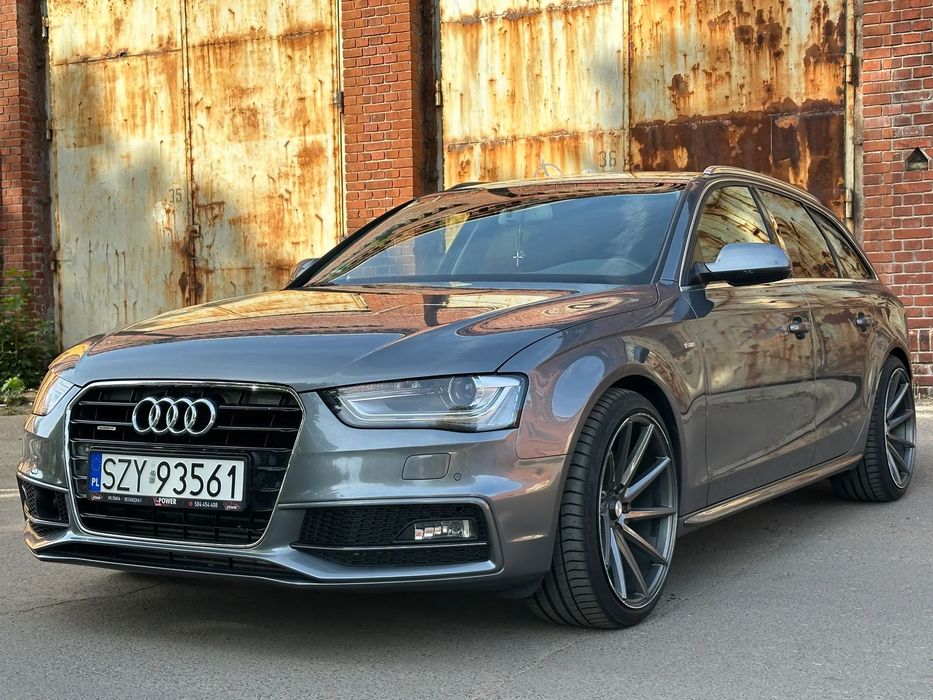 Audi A4 Audi A4 B8 Quattro ZAREJESTROWANY Radar, keyless, bang&olufsen, ALU19