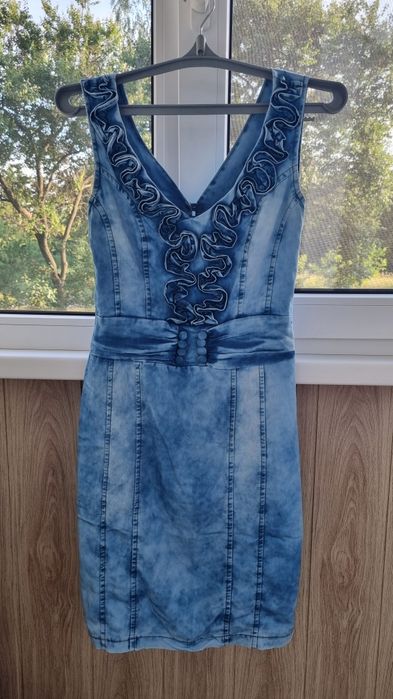 Джинсова сукня (розмір S)